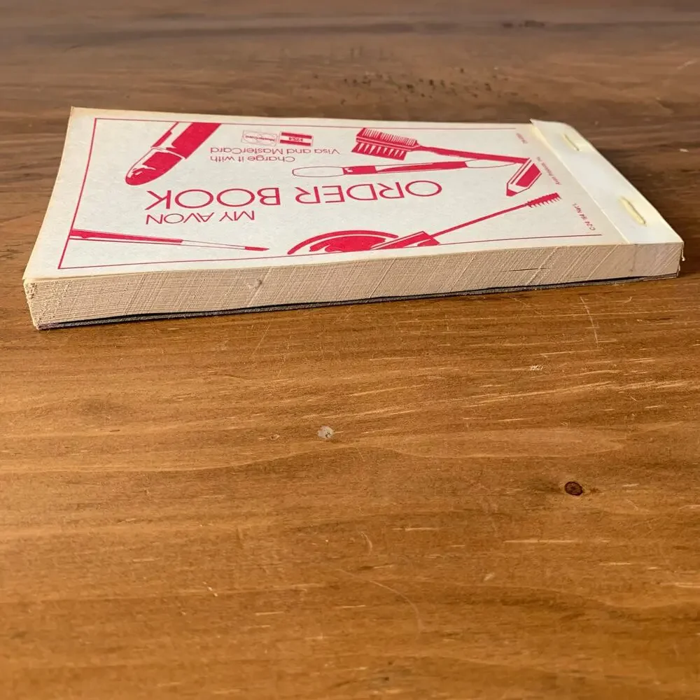Vintage Avon Order Receipt Book NEW Retro Reps DISCONTINUED